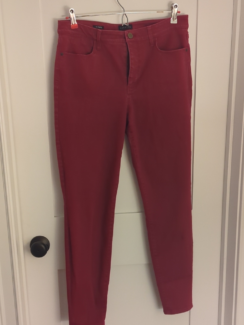 Talbots Red Burgundy Jeggings